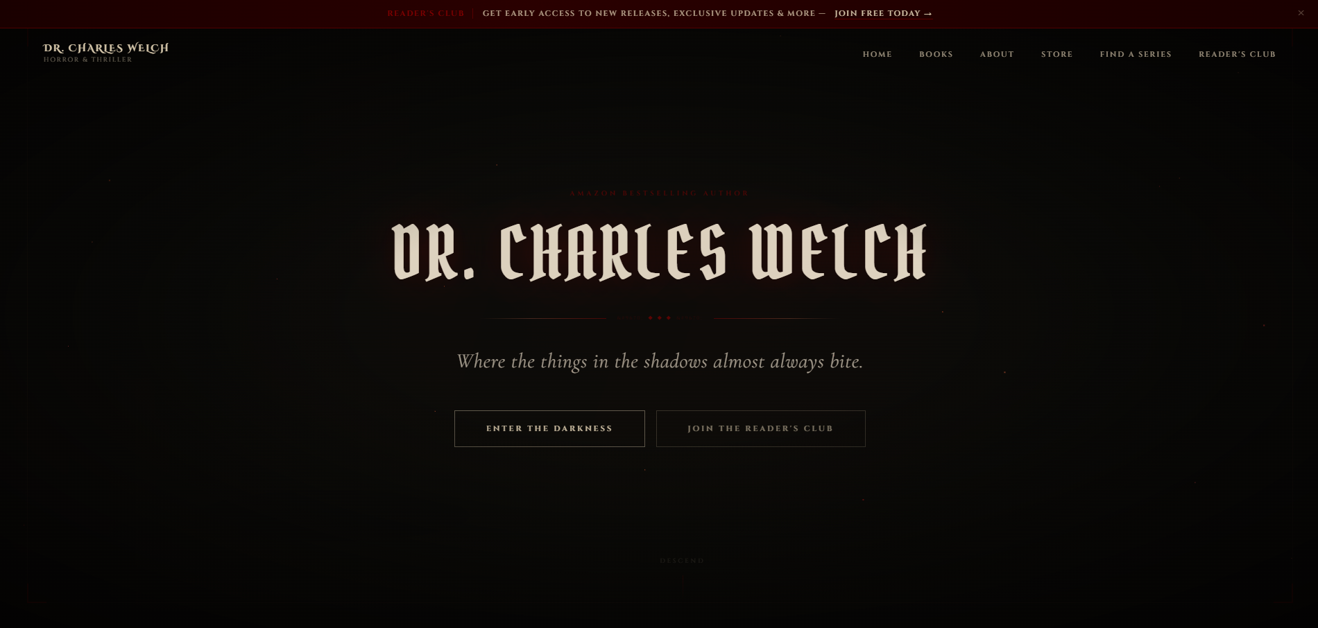 Within the Fog website screenshot